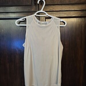 Lululemon Athletica White Muscle Tee